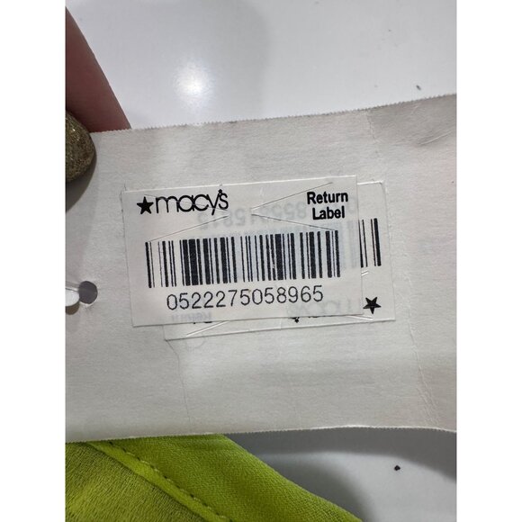 Rampage Sequin Skirt Geometric Silver & Black Pattern Neon Yellow Lining NWT - S - Picture 5 of 8